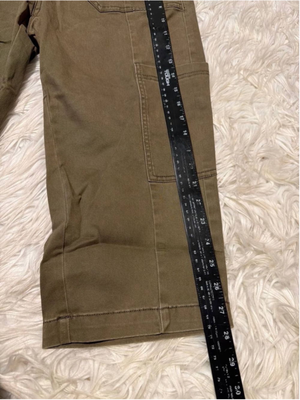 the Flamingals High-Rise Cropped Utility Cargo Pants XS - Picture 2 of 4